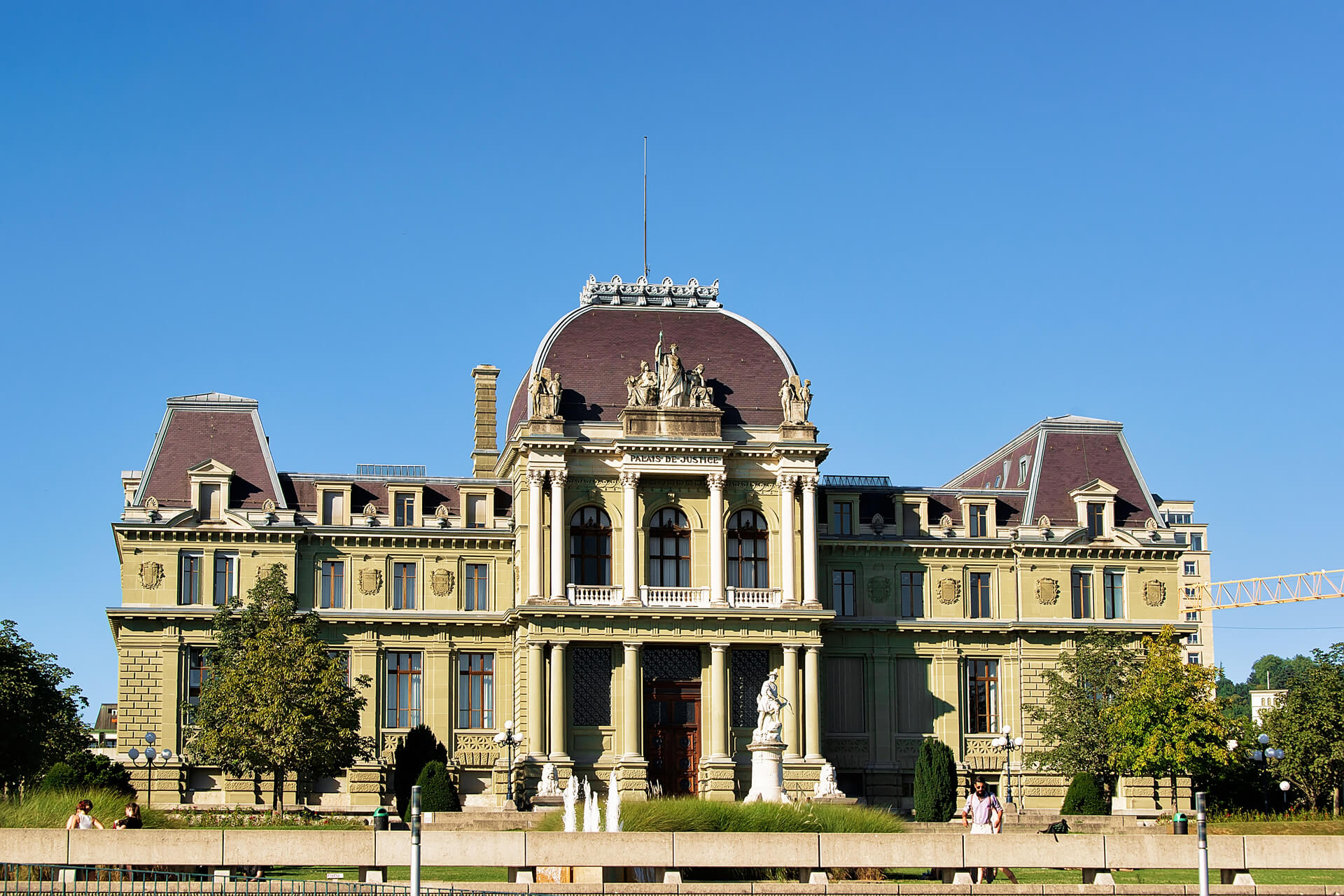 Palace de Justice Montbenon in Lausanne